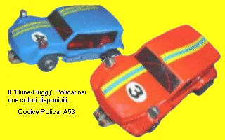 Modellino Dunebuggy2 Policar Polistil