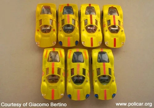Modellino Ferrarip3gialle Policar Polistil