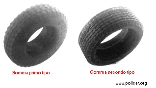 Modellino Gomme60 Policar Polistil