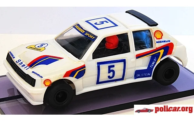 Modellino Peugeot205g Policar Polistil