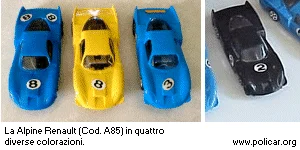 Modellino Varianticolore2 Policar Polistil
