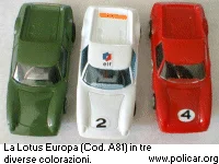 Modellino Varianticolore5 Policar Polistil